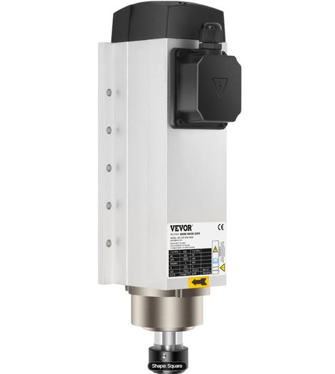 VEVOR 4KW 2220V Air Cooled Spindle Motor ER25 CNC Air Cooling Spindle Motor for CNC Engraving Milling Machine