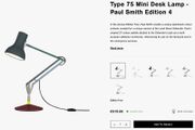Anglepoise Type 75 Mini Desk Lamp - Paul Smith Edition 4