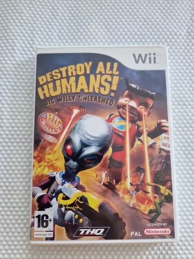Destroy All Humans Big Willy Unleashed Nintendo Wii Games Original