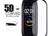 5D Curved Edge Full Coverage Soft Protective Film Cover For Xiaomi Mi Band 4 Watch Screen Protector Guard (Not Glass)
