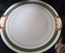 Vintage Limoges Gold Rim Plate