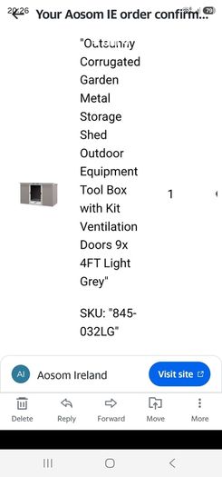 Metal shed