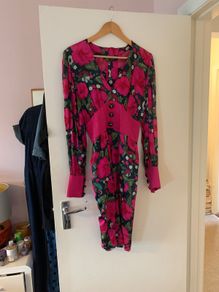 vintage Italian silk dress