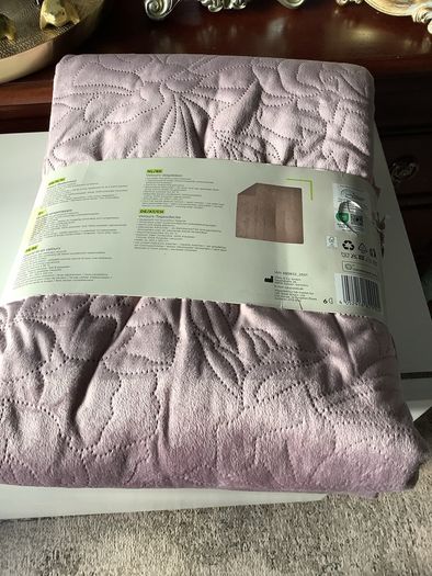 Velvet Bedspread , new ,