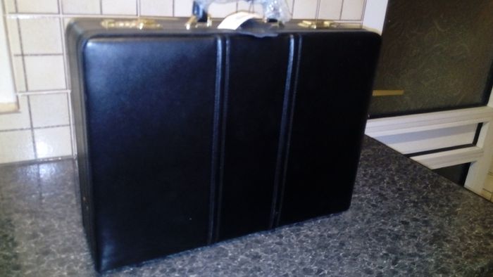 Brief Case Black  With Grey Interior
