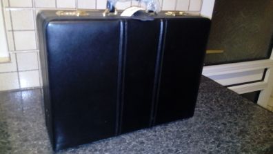 Brief Case Black  With Grey Interior