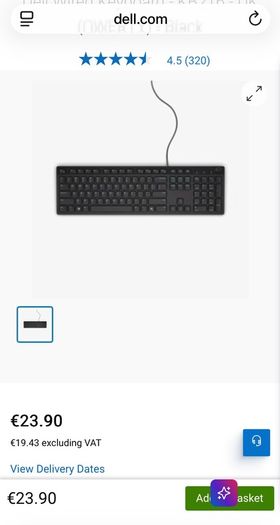 Dell Wired Keyboard