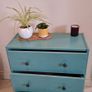 Small chest of drawers upcycled blue kids room Image 2