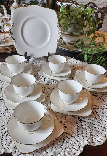 Bone china tea set