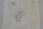 House Of Ireland Linen "Fionn" Cocktail Napkin NWT RRP E17.95 1X15X15 cm