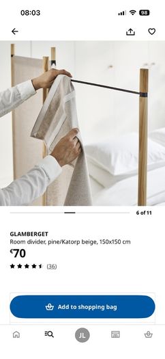 IKEA room divider - NEW