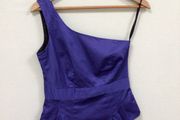 French Connection One Shoulder Purple Top