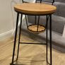 Black Metal BarStool x 2 Image 7
