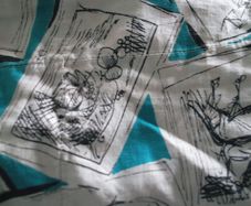 vintage scrap quilt, antique quilt, Rag quilt