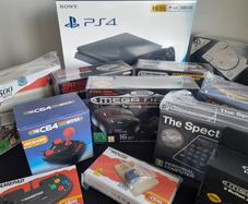 Collection of Retro Mini Games Consoles & Controllers & a PS4 (All Brand New Unopened)