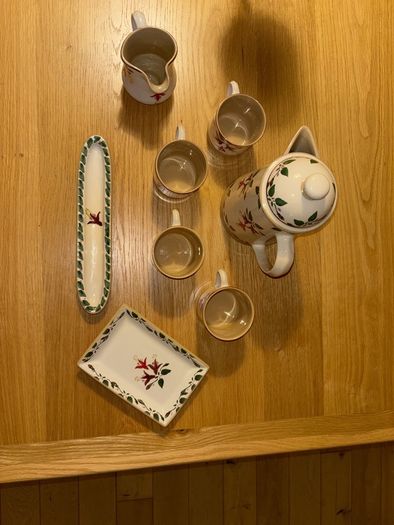 Nicholas Mosse Fuchsia Coffee Set