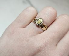 pandora gold ring size 50