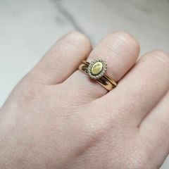 pandora gold ring size 50