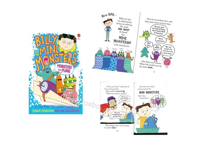 Children Books Billy and The Mini Monsters 6 Books Collection Set By Zanna Davidson - Age 5+