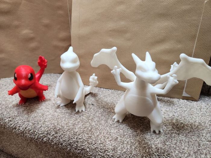 Pokemon figures paintable