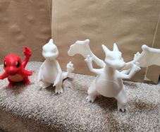 Pokemon figures paintable