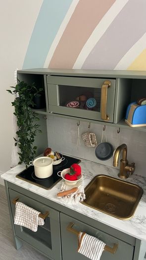 Kids Play Kitchen with accessories