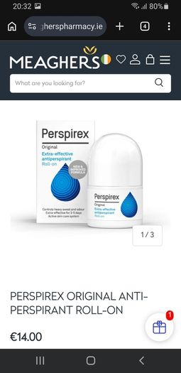 Perspirex Original Antiperspirant Roll-on