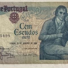 Portugal 100 Escudos 1984 Banknote