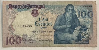 Portugal 100 Escudos 1984 Banknote