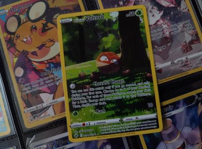 Hisuian Voltorb ! Illustration Rare ! from Crown Zenith Set ! 2023 ! Pokemon Card !