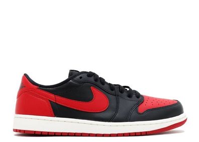 Nike Air Jordan 1 Low Og Bred Uk 11/us 12 Deadstock