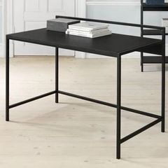Black Office Table 120 x 60 x 75 cm