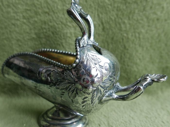 Vintage Silver Plate Sugar Scoop