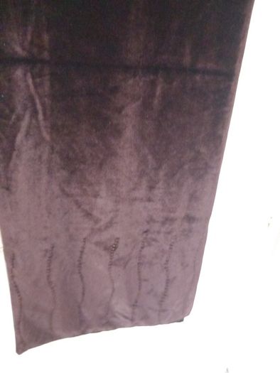 Brown Velvet Scarf