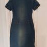 Vintage Vero Moda Army Style Denim Dress Image 8