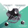 Koala Babycare Baby Carrier Wrap Sling Grey Image 5