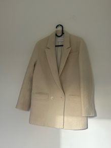 Sandro blazer cream color