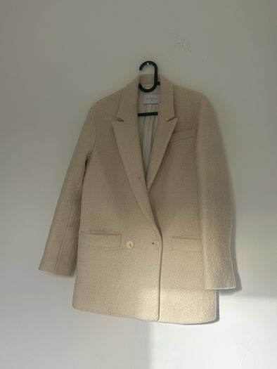 Sandro blazer cream color