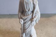 Rare 1900's Matthias The Apostle Parian Bisque Porcelain Chalkware Statue France