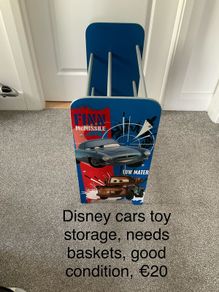 Disney cars toy storage