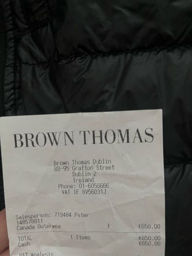 Canada goose jacket