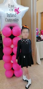 Irish dancing blackout set. Approx 7-8-9 yrs
