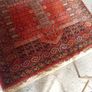 Vintage rich fringed rug Image 2