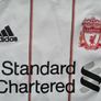 Soccer Football Liverpool FC Standard Chartered Kelly Adidas size D140 9-10 years long sleeve Image 3