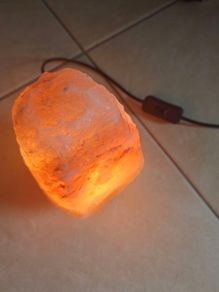 Himalayan Salt Lamp  Working, Bulb Included