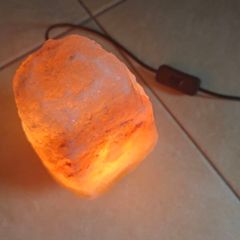 Himalayan Salt Lamp  Working, Bulb Included