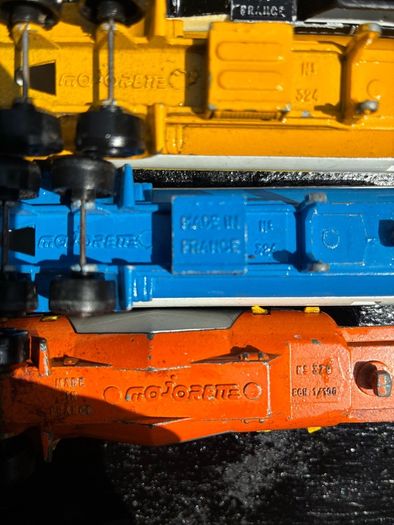 7 x Vintage Majorette Tanker Truck Collection