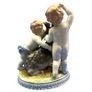 Porcelain Figurine, Putti with Goat, Meissen Style, Germany, 19th Century Image 2