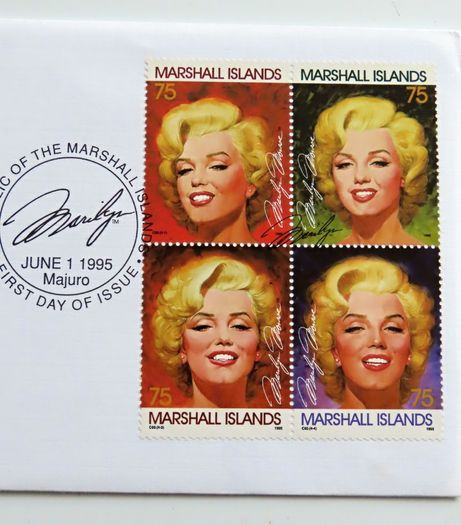 Marilyn Monroe first day coin stamp cover | USA 1995 rare