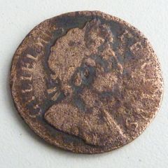 Scarce William the Third farthing